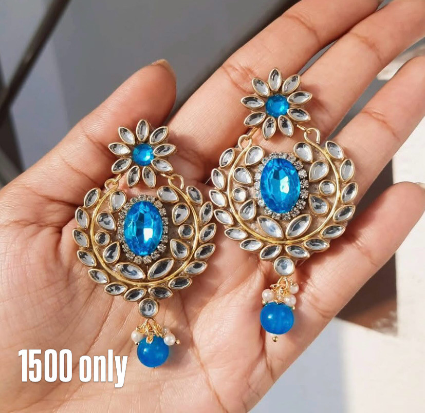 Kundan earrings