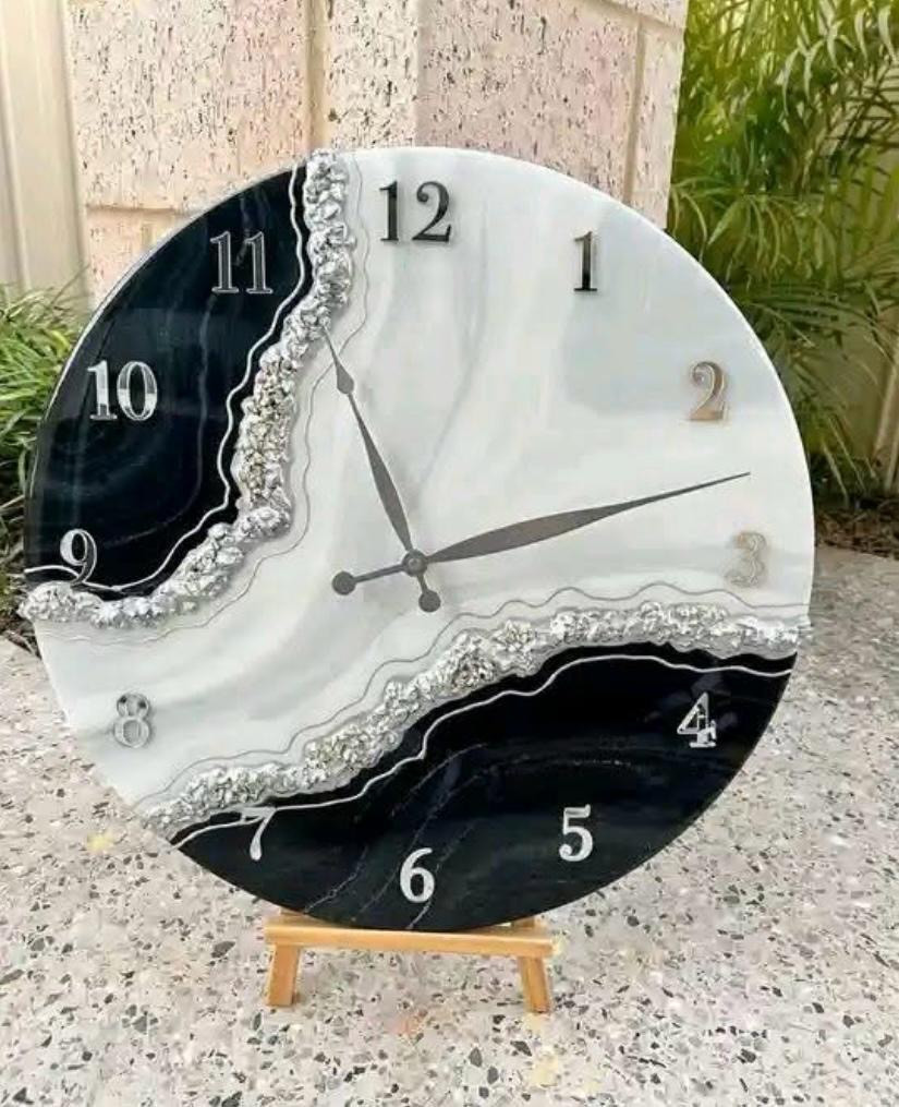 Marble Look Wall clock
